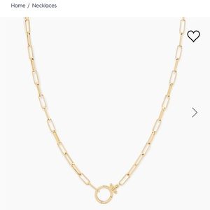 Gorjana Parker paper clip necklace